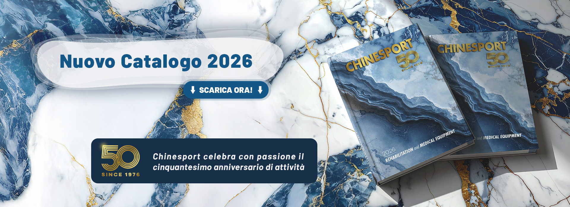 Nuovo catalogo 2026 - 50 anni di esperienza! 