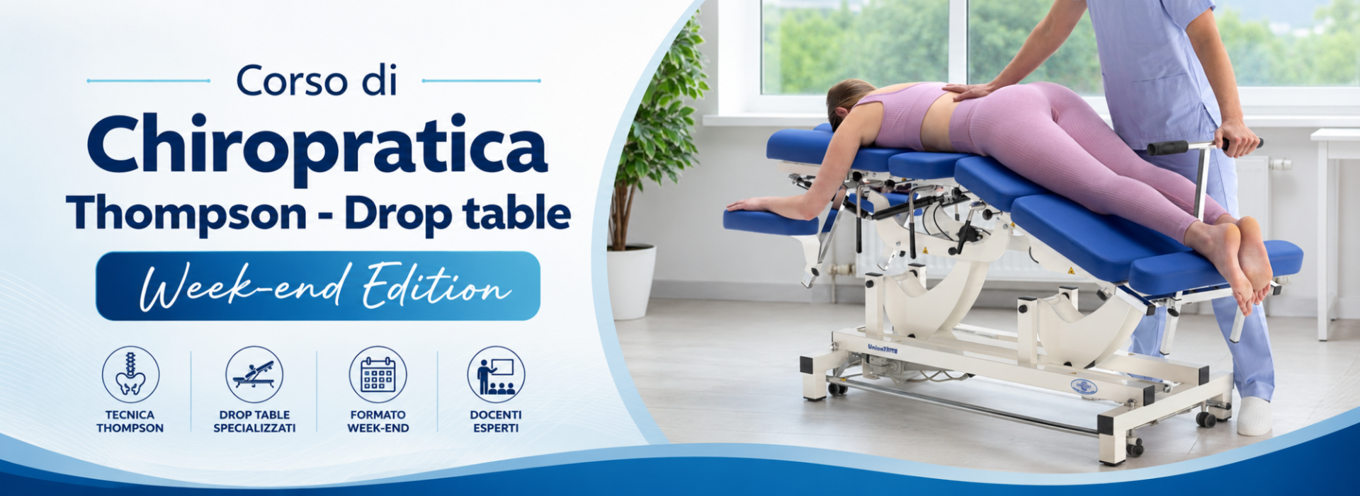 Corso di chiropratica Thompson - Drop Table - Week-end Edition