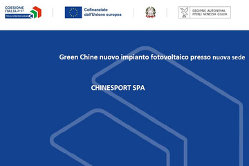GrEEn_CHINE Nuovo impianto fotovoltaico 
