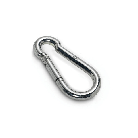 AC0094 - MOSCHETTONE - Elemento di base multiuso, garantisce l\'aggancio in sicurezza tra la griglia/struttura ed i diversi attrezzi.