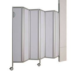 XM18506 - PARAVENTO A MURO 180X185 H CM 6 PANNELLI