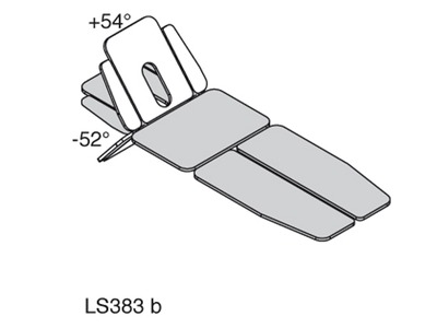 LS383 - SINTHESI PLUS SPLIT - inclinazione testata