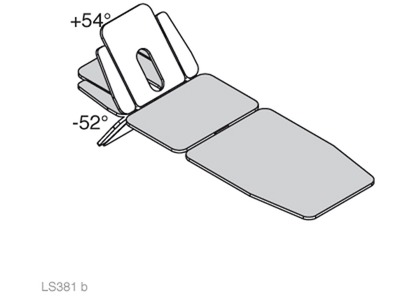 LS381 - SINTHESI PLUS SINGLE - inclinazione testata
