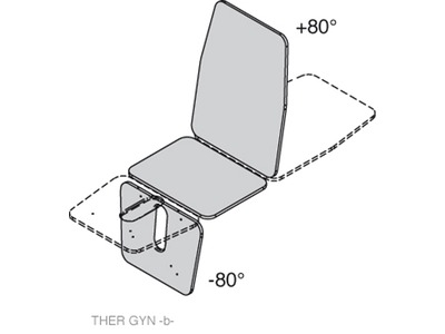 LH118 - THER GYN - DIMENSIONI POSIZIONE SEDUTA