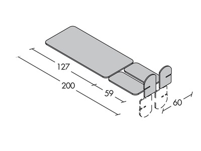 LT1E11 - TILT TABLE E - DIMENSIONI